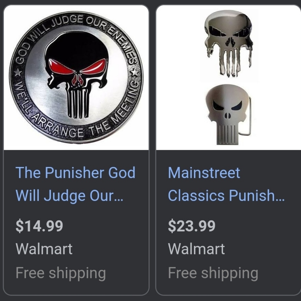 Punisher belt buckles - Picture 2 of 5
